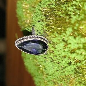 Synthetic Amethyst Ring Size 7½